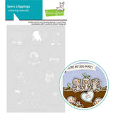 LAWN FAWN: A Mole Lot of Love | Coloring Stencils