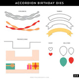 CONCORD & 9 th : Accordion Birthday | Stamp & Die Bundle