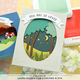 CONCORD & 9 th : Accordion Woodland | Stamp & Die Bundle