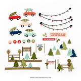 CONCORD & 9 th : Accordion Tree Farm | Stamp & Die Bundle