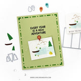 CONCORD & 9 th : Bundle Stamp, Stencil & Die | Adventure Awaits