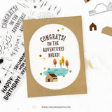 CONCORD & 9 th : Bundle Stamp, Stencil & Die | Adventure Awaits