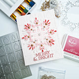 PINKFRESH STUDIO: Radiating Snowflake | Stencil