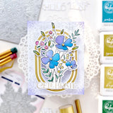 PINKFRESH STUDIO: Playful Petals | Layered Stencils