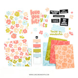 CONCORD & 9 th :  Artisan Petals Turnabout | Stamp & Die Bundle