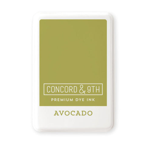 CONCORD & 9 TH: Premium Dye Ink Pad | Avocado