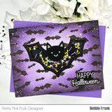 PRETTY PINK POSH:  Scattered Bats | Stencil