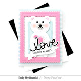PRETTY PINK POSH: Bear Holder | Die