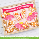 LAWN FAWN: Stamp | Henry's Buils A Sentiment | Butterfly