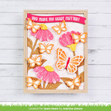LAWN FAWN: Stamp | Henry's Buils A Sentiment | Butterfly