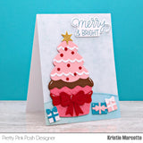 PRETTY PINK POSH: Big Christmas Cupcake | Die