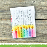 LAWN FAWN: Birthday Candles | Layering Stencils