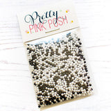 PRETTY PINK POSH:  Shaker Beads | Black Tie