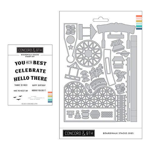 CONCORD & 9 th : Boardwalk Stacks | Stamp & Die Bundle