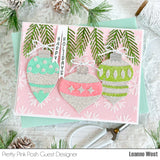 PRETTY PINK POSH: Cascading Snowflakes | Stencil