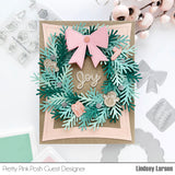 PRETTY PINK POSH: Holiday Wreath Builder | Die