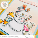 MAMA ELEPHANT: Build a Snowman | Stamp and Creative Cuts Bundle