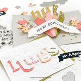 CONCORD & 9 th :  Burst of Hugs | Stamp & Die Bundle