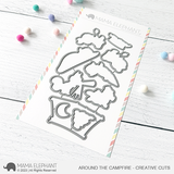 MAMA ELEPHANT: Around the Camp Fire | Stamp and Creative Cuts Bundle