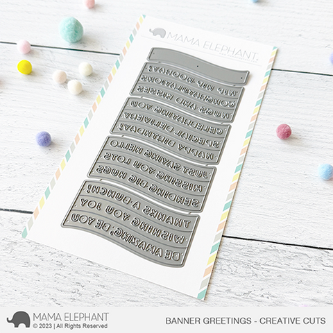 MAMA ELEPHANT: Banner Greetings | Creative Cuts – Doodlebugs