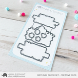 MAMA ELEPHANT: Birthday Block | Stamp and Creative Cuts Bundle