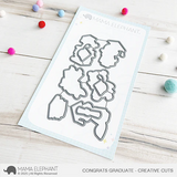 MAMA ELEPHANT: Congrats Graduate | Stamp and Creative Cuts Bundle