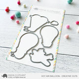 MAMA ELEPHANT:  Hot Air Balloon | Stamp and Creative Cuts Bundle (S)