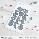 MAMA ELEPHANT: Marquee Numbers | Creative Cuts