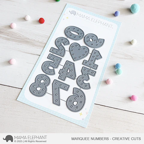MAMA ELEPHANT: Marquee Numbers | Creative Cuts
