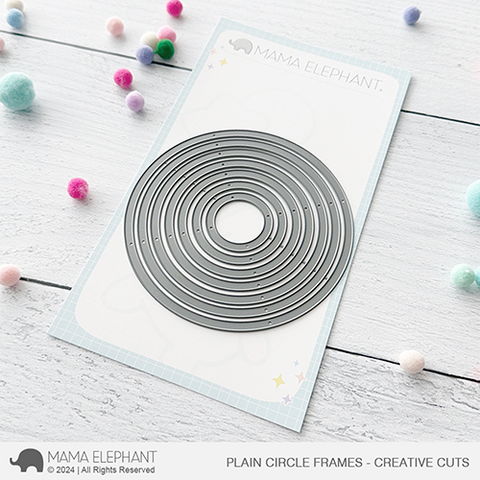 MAMA ELEPHANT: Plain Circle Frames | Creative Cuts