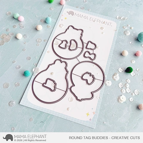 MAMA ELEPHANT: Creative Cuts | Round Tag Buddies