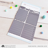 MAMA ELEPHANT: Creative Cuts | Teeny Notes