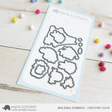 MAMA ELEPHANT: Stamp & Die Bundle | Walking Zombies