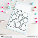 MAMA ELEPHANT: Monster Hugs | Stamp and Creative Cuts Bundle