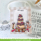 LAWN FAWN: Cake It Easy Add-On | Coloring Stencil