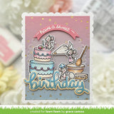 LAWN FAWN: Cake It Easy | Stamp, Die & Stencil Bundle