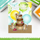 LAWN FAWN: Balloon Background | Layering Stencils