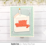 PRETTY PINK POSH: Cake Slice Shaker | Die