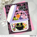 PRETTY PINK POSH:  Halloween Words | Stencil