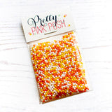 PRETTY PINK POSH:  Shaker Beads | Candy Corn