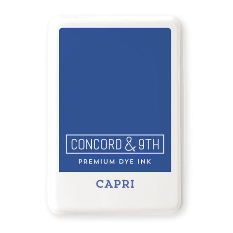 CONCORD & 9 TH: Premium Dye Ink Pad | Capri