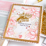 PINK FRESH STUDIO: Holiday Greetings Sentiments | Stamp & Die Bundle