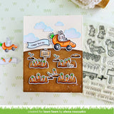 LAWN FAWN: Carrot 'Bout You Banner Add-on | Stamp