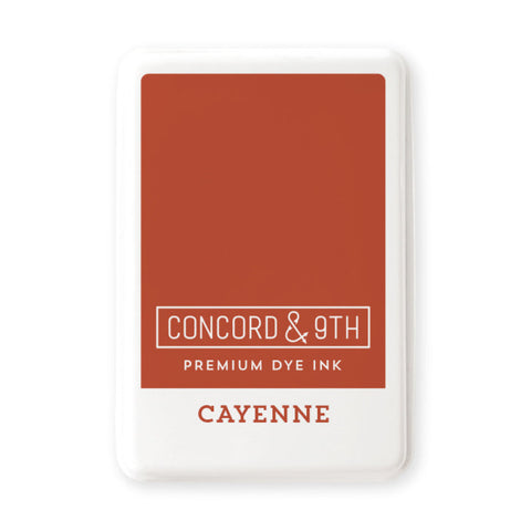 CONCORD & 9 TH: Premium Dye Ink Pad | Cayenne
