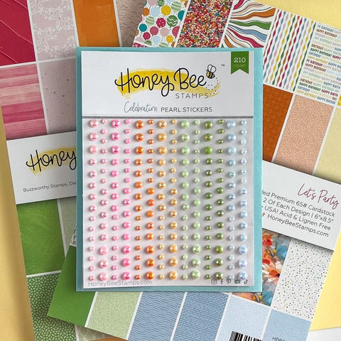 HONEY BEE STAMPS:  Celebration Pearls | Pearl Stickers | 210 Count