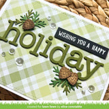 LAWN FAWN: Lawn Cuts Die | Pinecone and Leaves | Border