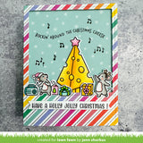 LAWN FAWN: Cheesy Christmas Add-On | Coloring Stencil