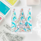 PINKFRESH STUDIO: Festive Foliage Tree | Press + Hot Foil Plate