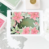 PINKFRESH STUDIO: Poinsettia Frame | Layered Stencils