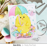 PRETTY PINK POSH: Raindrops | Stencil